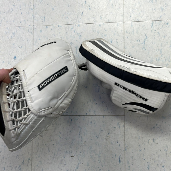 Used PowerTek V2.0 Youth Catcher Blocker Set