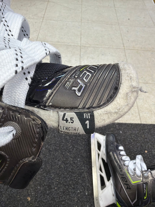 Used Bauer Elite Size 4.5 Fit 1 Goal Skates