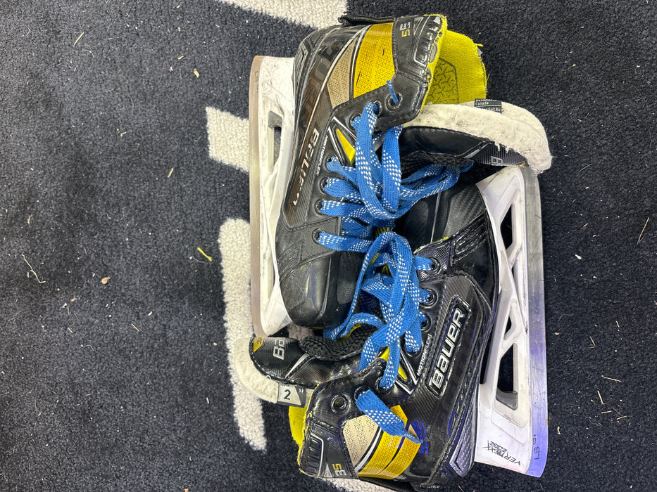 Used Bauer Supreme 3s Size 2.0D Goal Skates
