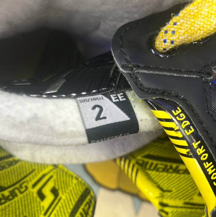 Used Bauer Supreme M4 Size 2 EE Player Skates