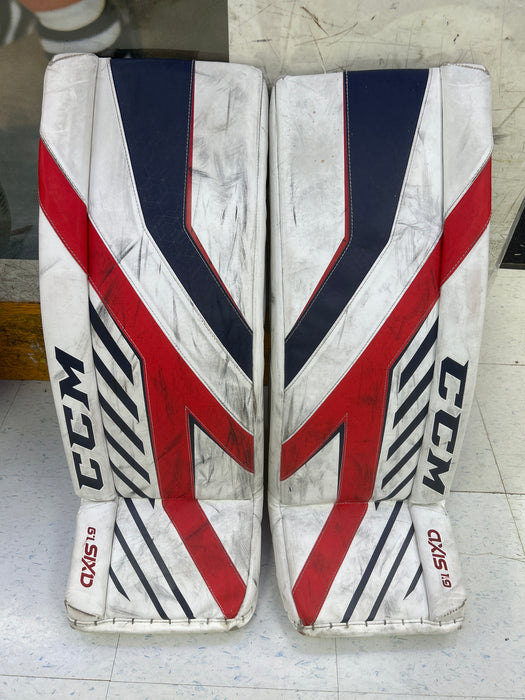 Used CCM Axis 1.9 Intermediate Goal Pads