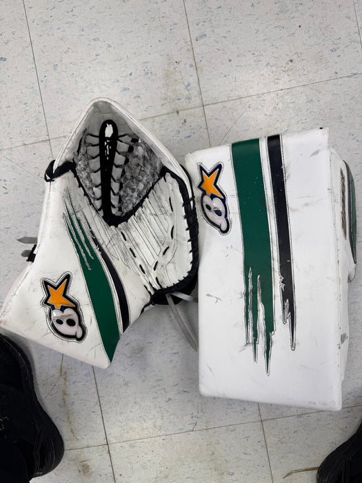 Used Brian’s Optik 3 33”+2” Goalie Set