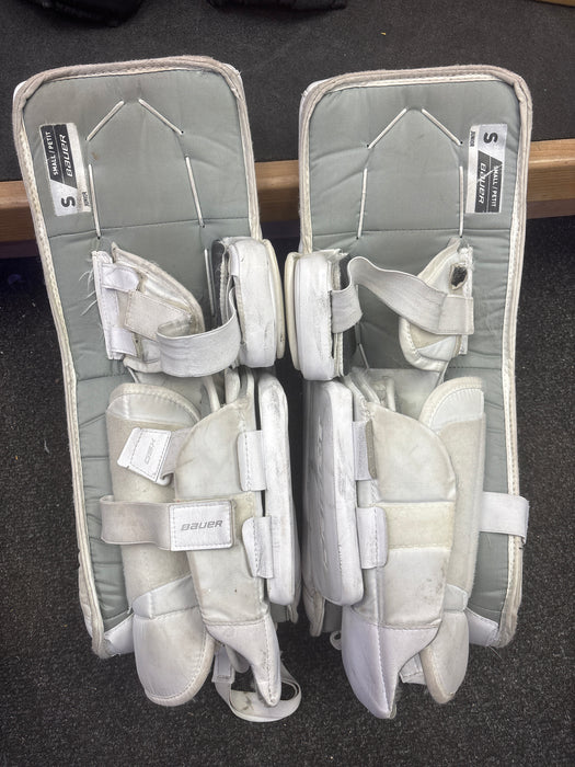 Used Bauer GSX Goalie Leg Pads Size Junior Small 26+1