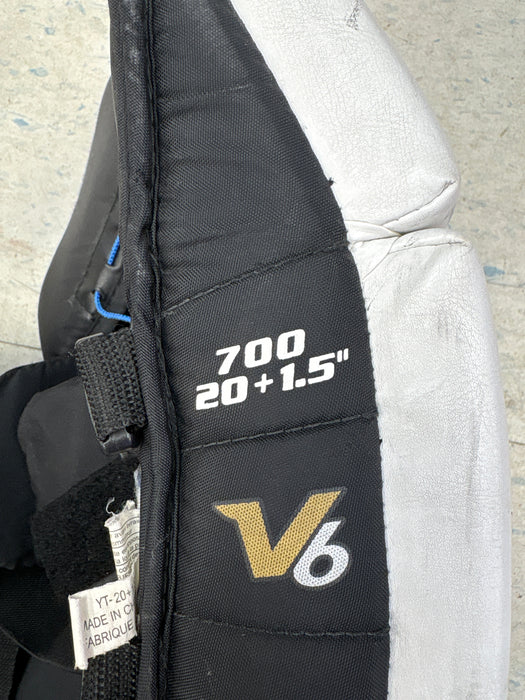 Used Vaughn V6 Youth 20"+1.5" Leg Pads
