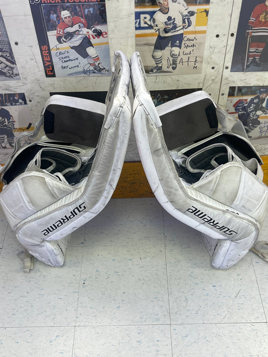 Used Bauer Supreme M5 Pro 32+1 Senior Goal Pads