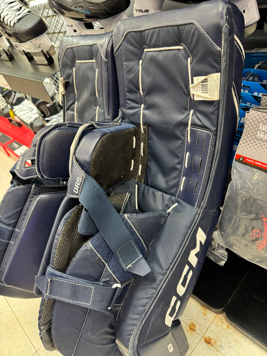 Used CCM Phenom Goalie Leg Pads Junior 28" + 1"