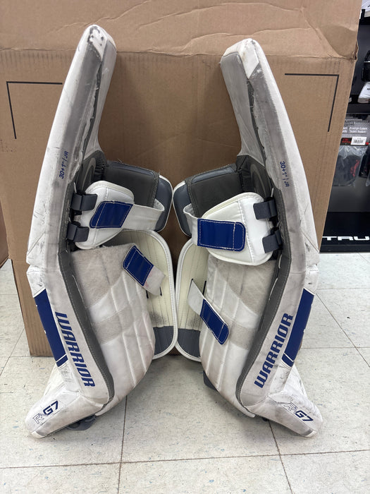 Used Warrior G7 Goalie Leg Pads 30" + 1"