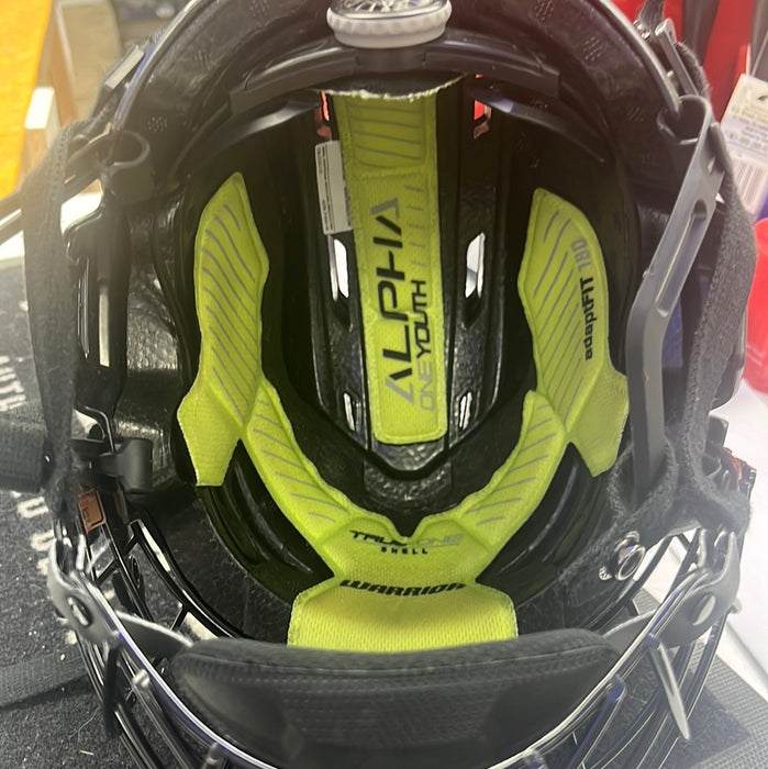 Used Warrior Alpha One Youth Player Helmet *CERTIFIED*