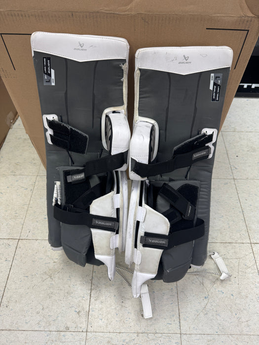 Used Bauer GSX Goalie Leg Pads Junior Large 30"+1"