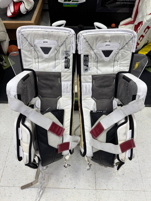 Used Bauer Hyperlite PRO STOCK Leg Pads Senior Small 33"+1"