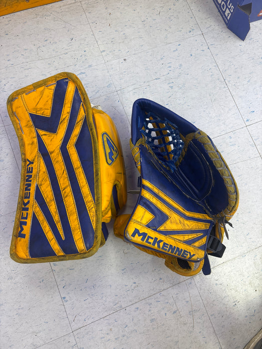 Used McKenney XPG1 Junior Pro Catcher and Blocker Set
