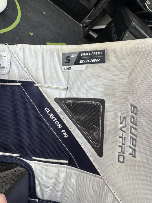 Used Bauer SV-Pro Custom Leg Pads Senior Small 33"