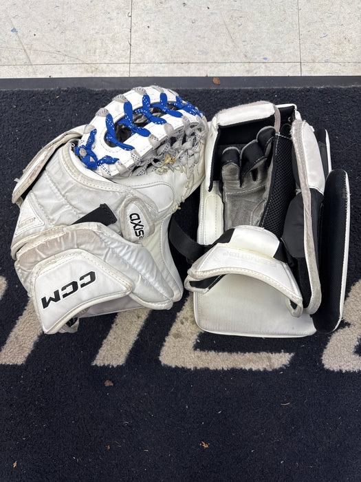 Used CCM Axis 2.5 Junior Catcher Blocker Set