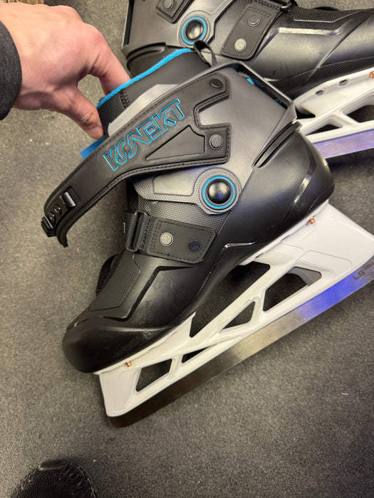 Used Bauer Konekt HF3 Goalie Skates Senior 8 - 8.5
