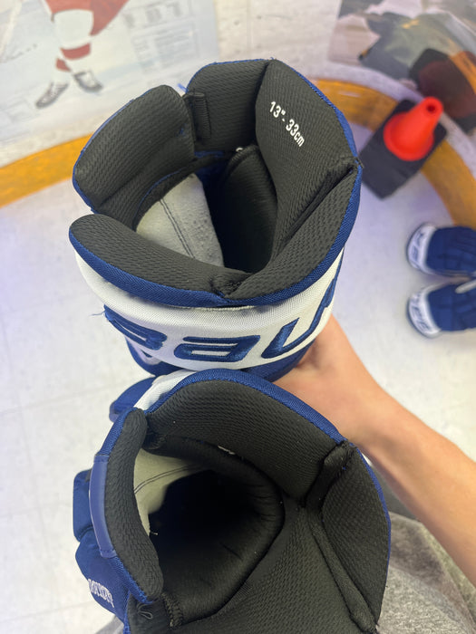 Used Bauer Maple Leafs Pro Stock - C.Jarnkrok - 13" Gloves
