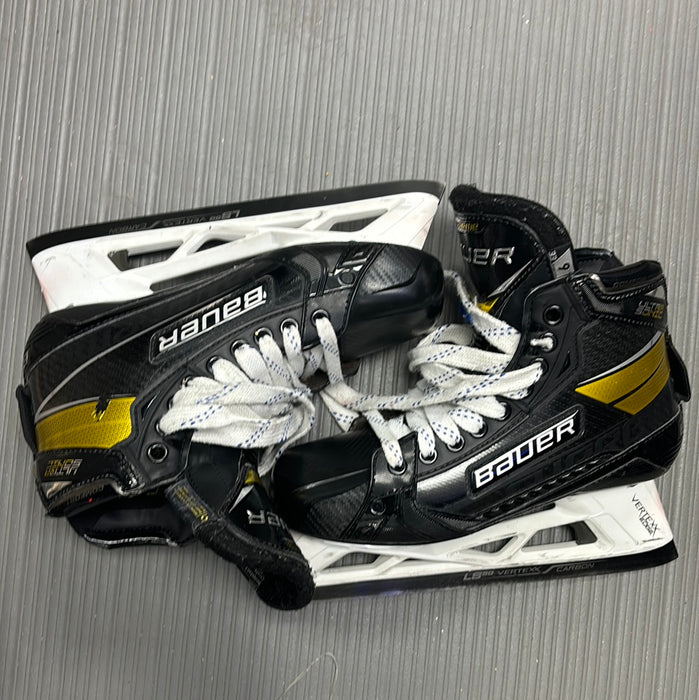 Used Bauer Supreme UltraSonic Size 6.0 EE Goal Skates