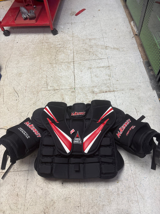 Used McKenny Pro Spec 470 Goalie Chest Protector Intermediate Medium