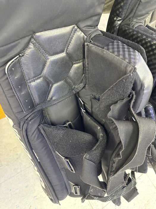 Used Vaughn SLR3 30+2” Junior Goalie Leg Pads