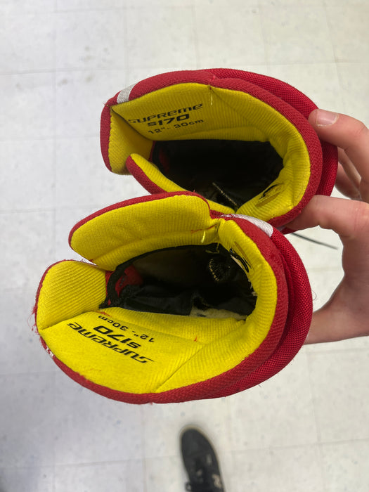 Used Bauer Supreme s170 12" Gloves
