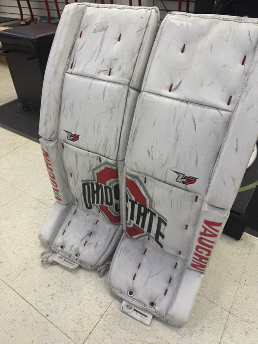 Used Pro Stock Vaughn V7 Pro Carbon Leg Pads 31" + 1"