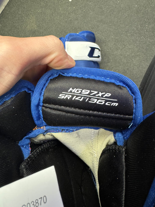 NHL Toronto Maple Leafs Pro Stock CCM HG97XP Gloves