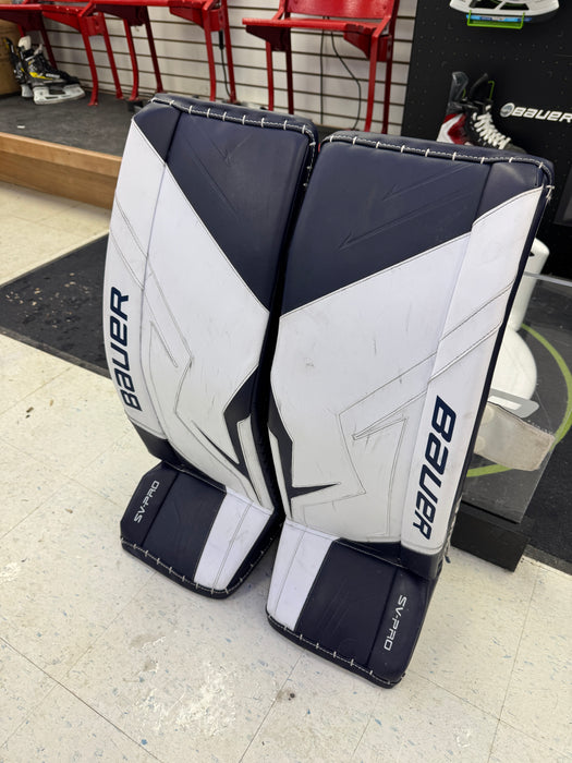 Used Bauer SV-Pro Custom Leg Pads Senior Small 33"
