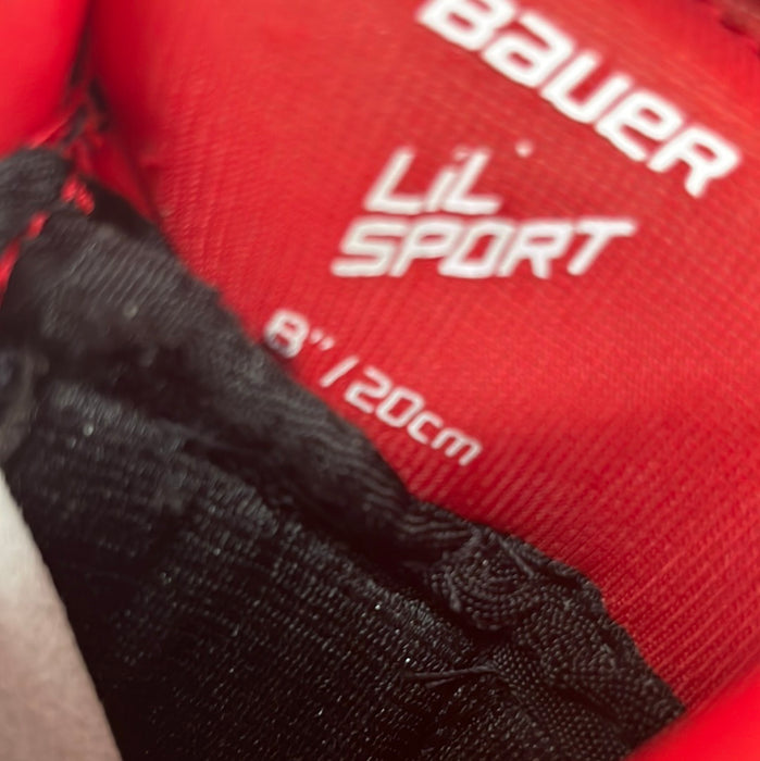 Used Bauer Lil Sport Youth 8" Player Gloves