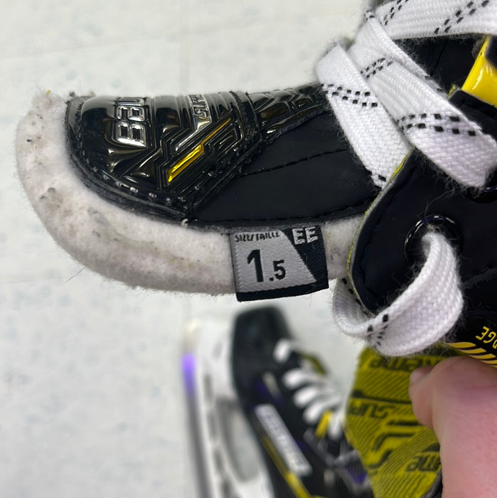 Used Bauer Supreme Ignite Pro+ Size 1.5EE Player Skates