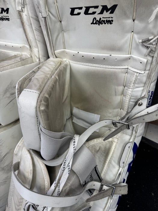 Used CCM Premier R1.5 Goalie Leg Pads 34" + 1"