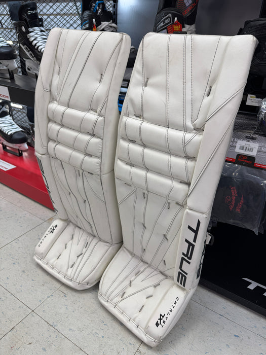 Used True Catalyst 7x3 Goalie Leg Pads Intermediate 31" + 2"