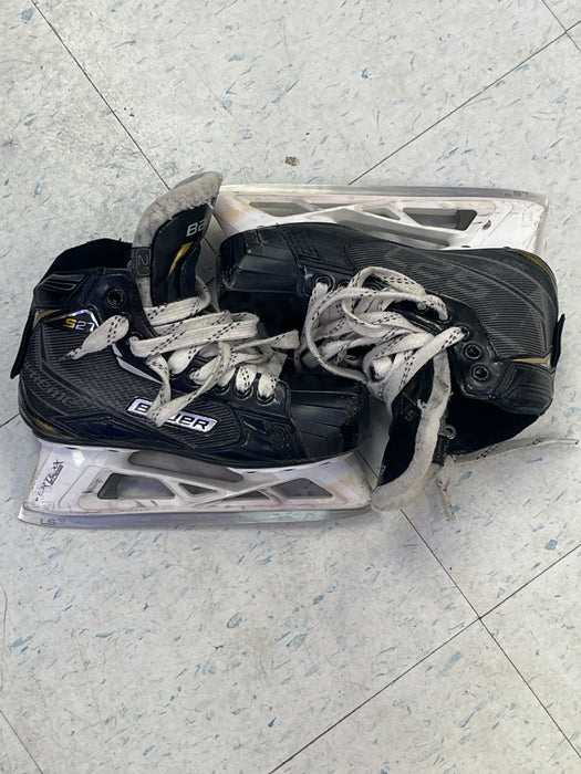 Used Bauer Supreme S27 Size 2 Goal Skates