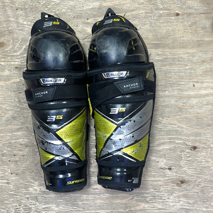 Used Bauer Supreme 3s 11" Shin Pads