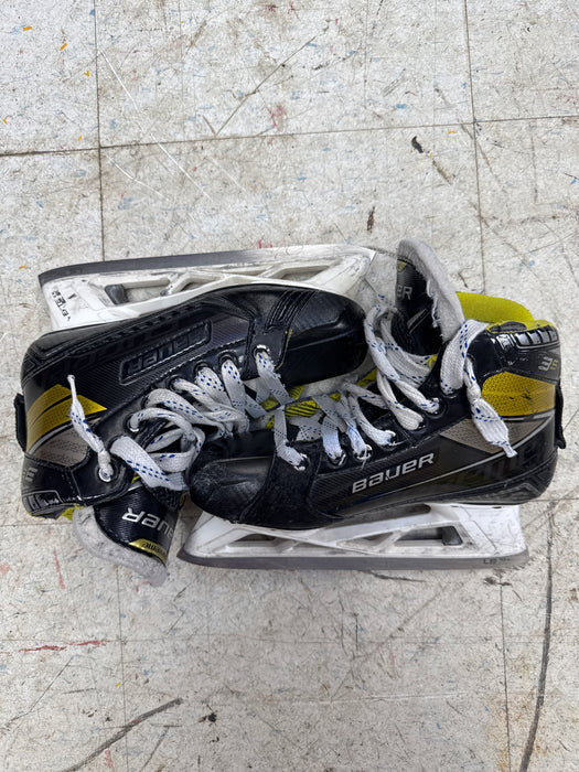 Used Bauer Supreme 3S Goalie Skates Size 4.5D