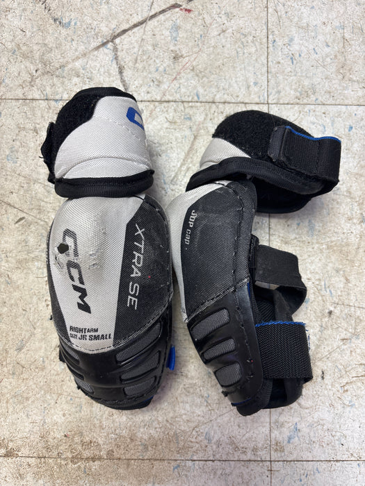 Used CCM Xtra SE Junior Small Elbow Pads