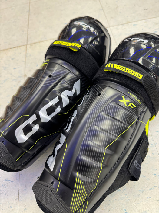 Used CCM XF Shin Guards Junior 12”