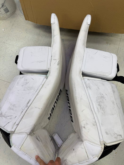 Used Pro Stock Bauer Shadow Leg Pads Senior Large