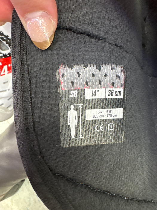 Used CCM Jetspeed FT6 14" Shin Pads
