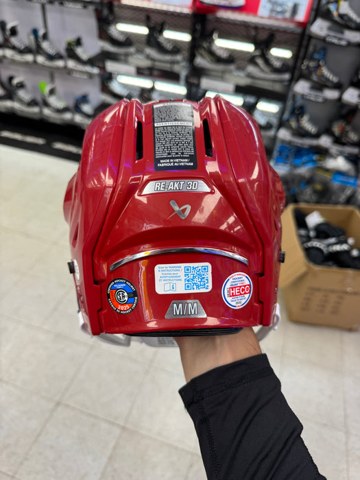Used Demo Bauer RE-AKT 3D Helmet Medium Red