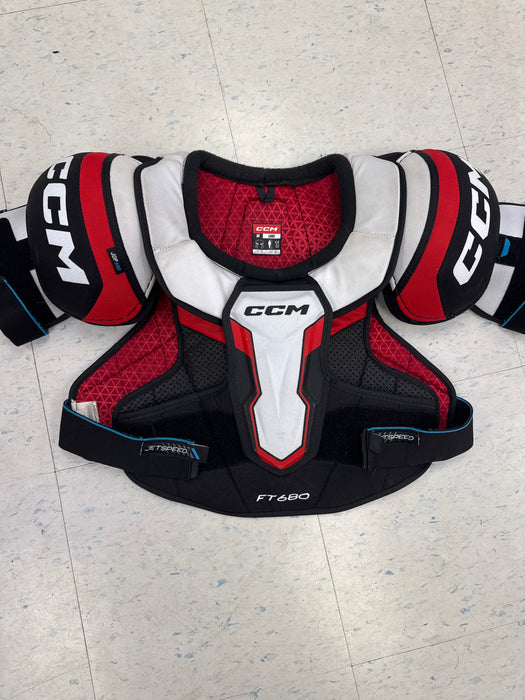 Used CCM Jetspeed FT 680 Senior Large Shoulder Pads