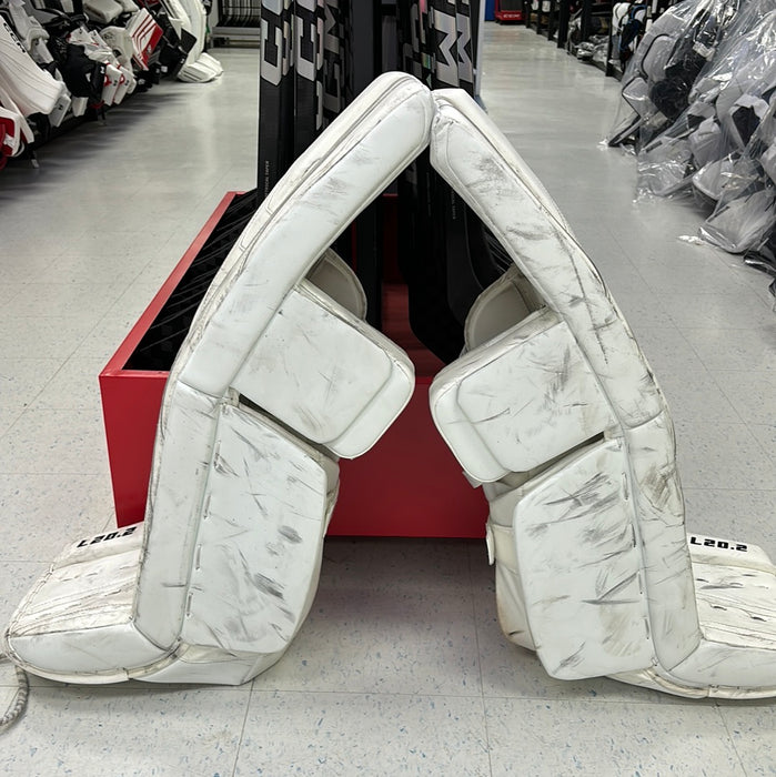 Used True L20.2 35+2” Senior Goal Pads
