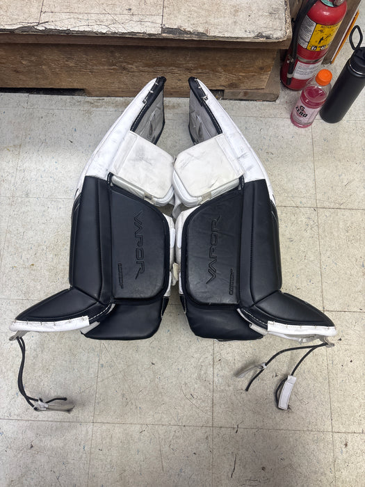 Used Bauer Vapor 2x Goalie Leg Pads Size Intermediate Medium