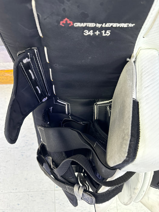 Used True Catalyst PX3 34+1.5” Goalie Leg Pads