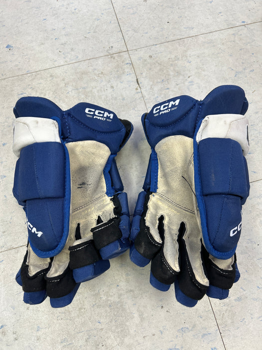 Used CCM Pro Stock 14” Gloves - S. Benoit