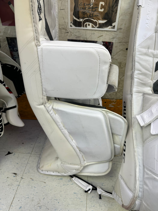 Used Bauer Supreme Mach Leg Pads Senior Medium