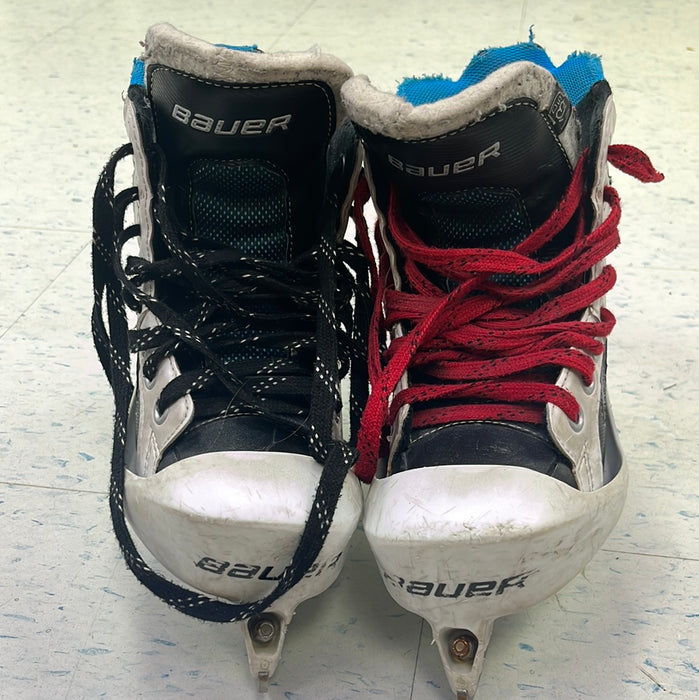 Used Bauer Reactor 5000 Youth Size 13.5 Goal Skates