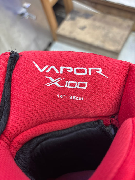 Used Bauer Vapor x100 14” Senior Gloves