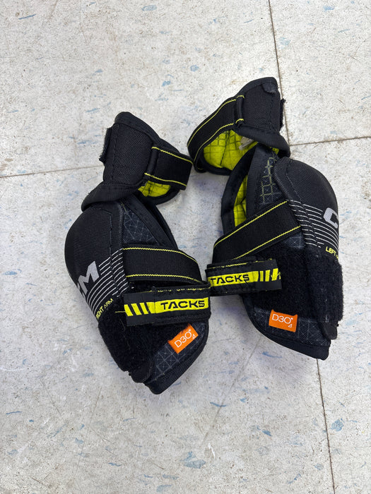 Used CCM Tacks XF Pro Youth Large Elbow Pads