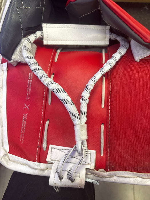 Used Bauer Vapor Flylite Goalie Leg Pads Size Senior Small 33+1