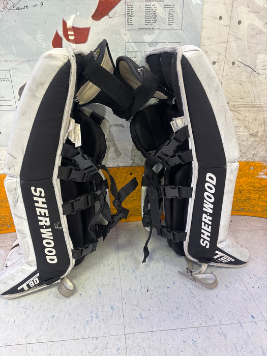 Used Sher-Wood T90 Youth 24” Goal Pads