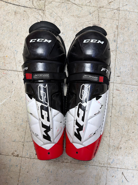 Used CCM JetSpeed FT475 Size 13” Shin Guards